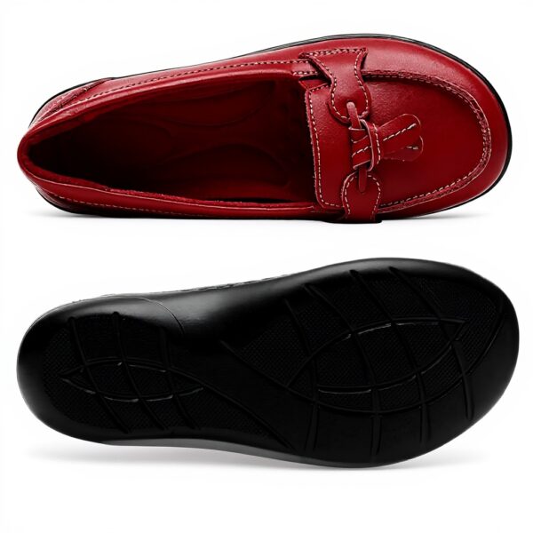 Artisure Womens Leather Penny Loafers Tassel Slip On Flats