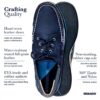 Sebago Mens Boat Shoes Leather Deck Non-Slip Soles