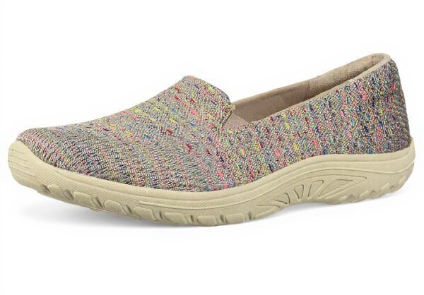 Skechers Women Reggae Loafer Flats Memory Foam Comfort
