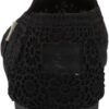 TOMS Alpargata Womens Slip On Loafer Black Moroccan Crochet-2