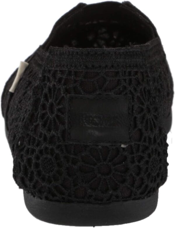 TOMS Alpargata Womens Slip On Loafer Black Moroccan Crochet-2