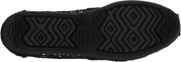 TOMS Alpargata Womens Slip On Loafer Black Moroccan Crochet-3