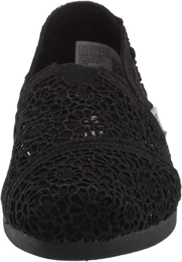 TOMS Alpargata Womens Slip On Loafer Black Moroccan Crochet-1
