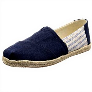 TOMS Espadrille Flats Women Waterproof Suede Leather Shoes