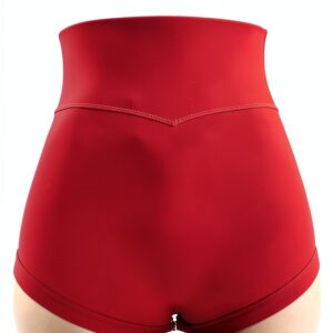 Pavo Womens No Front Seam Biker Shorts High Waist-0