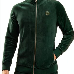 Court Velour Track Jacket Mens Eden Rhubarb 3X Large-0