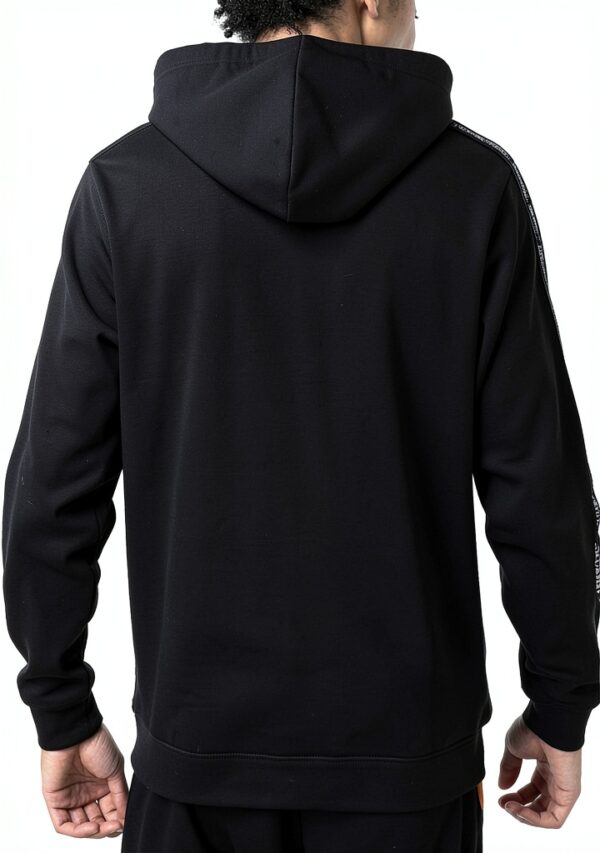 Sergio Tacchini Mens Sweatshirt Hoody Black Quiet Shade-2