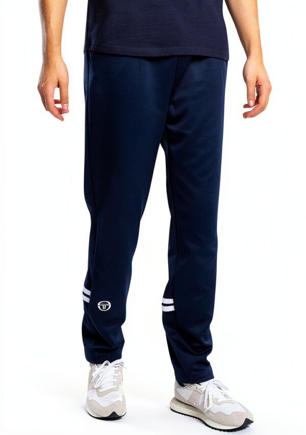 Sergio Tacchini Mens Orion Track Joggers Blue White Large