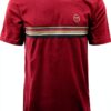 Sergio Tacchini Velour T-Shirt Men Medium Rhubarb Gold-0