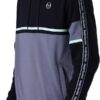 Sergio Tacchini Mens Sweatshirt Hoody Black Quiet Shade-1