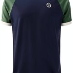 Sergio Tacchini Mens Blue Eden Ringer T-Shirt Classic Design-0