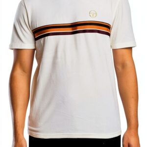 Ayme Velour T-Shirt Mens Gardenia Gold Soft Comfort Fit-0