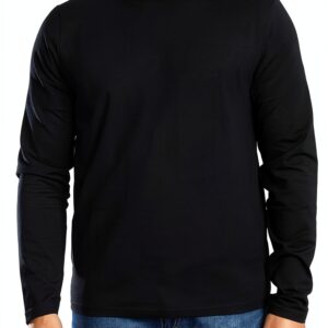 Sergio Tacchini Mens Roll Neck Jumper Black S Clothing